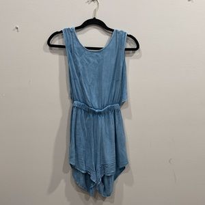 D&Kade Blue Romper With Tie Back. Size: Small